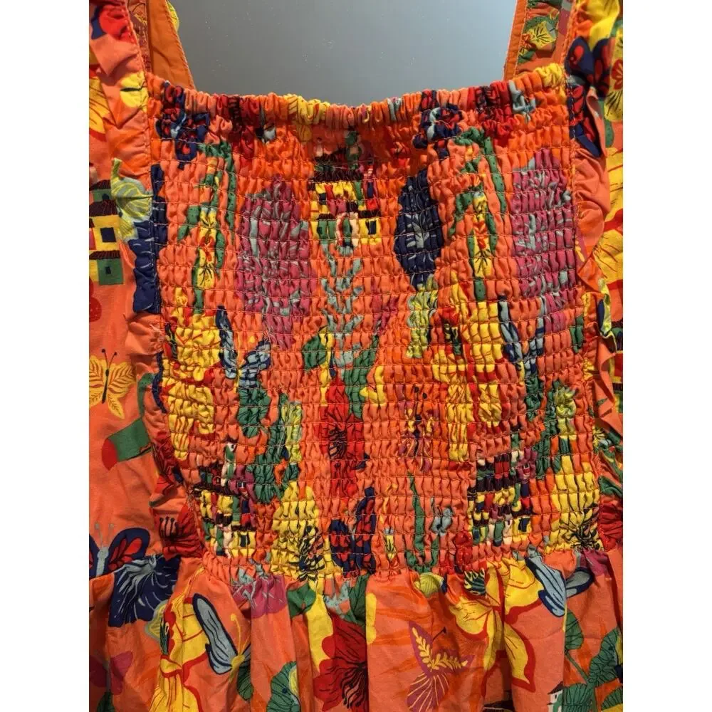 Disney Enchanted Smocked, Tiered Dress, L - Picture 11 of 11